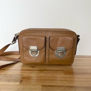 Fossil leather crossbody bag